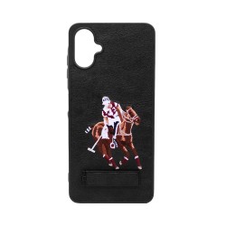 Designer Hard Case US Polo with Support for Samsung Galaxy A06 Black Designer Hard Case US Polo with Support for Samsung Galaxy A06 Black